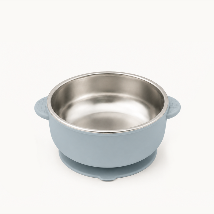 Duo Stainless Steel Suction Bowl