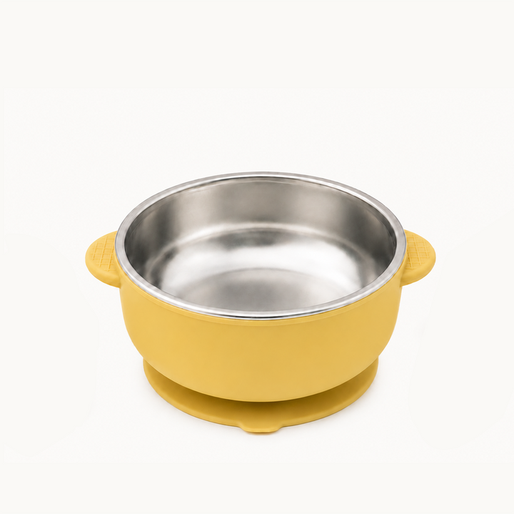 Duo Stainless Steel Suction Bowl