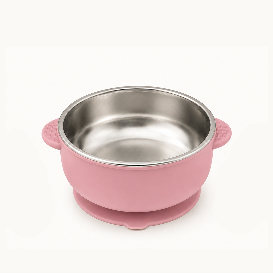 Duo Stainless Steel Suction Bowl