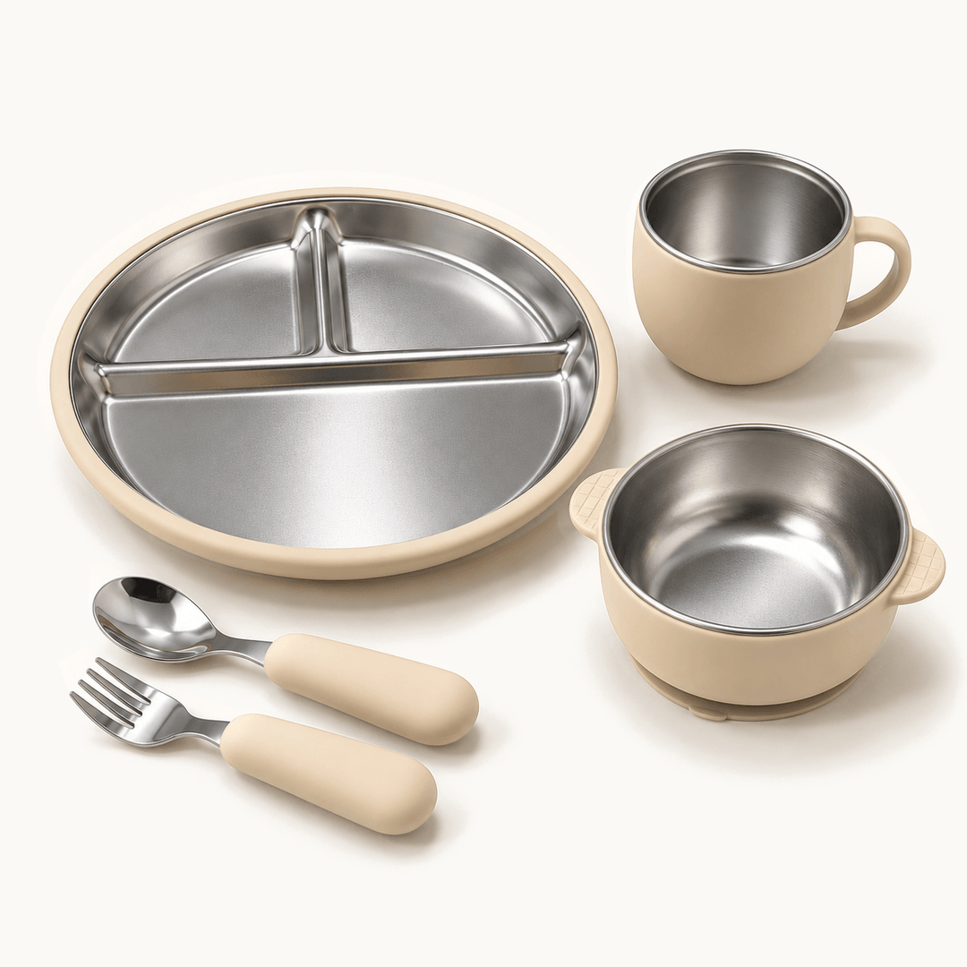 Essential Plus Stainless Steel BLW Feeding Set