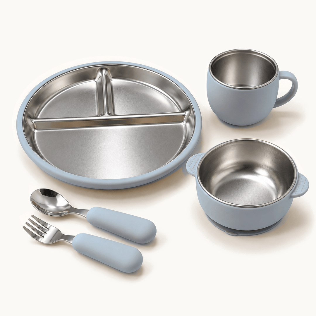 Essential Plus Stainless Steel BLW Feeding Set