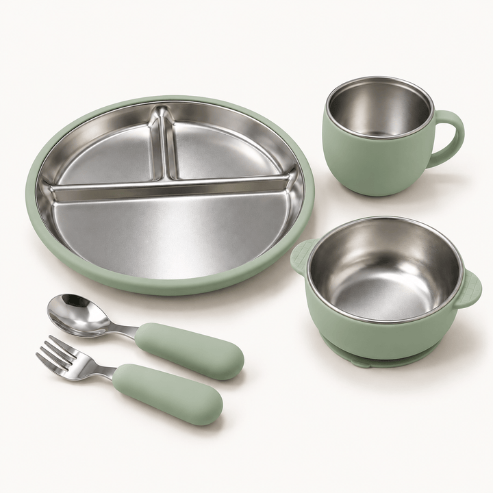 Essential Plus Stainless Steel BLW Feeding Set