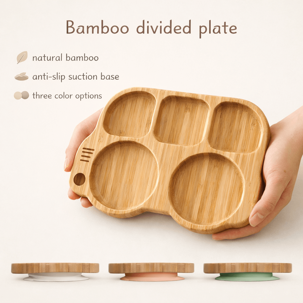 Juego de placas de succión de bambú para autobús escolar