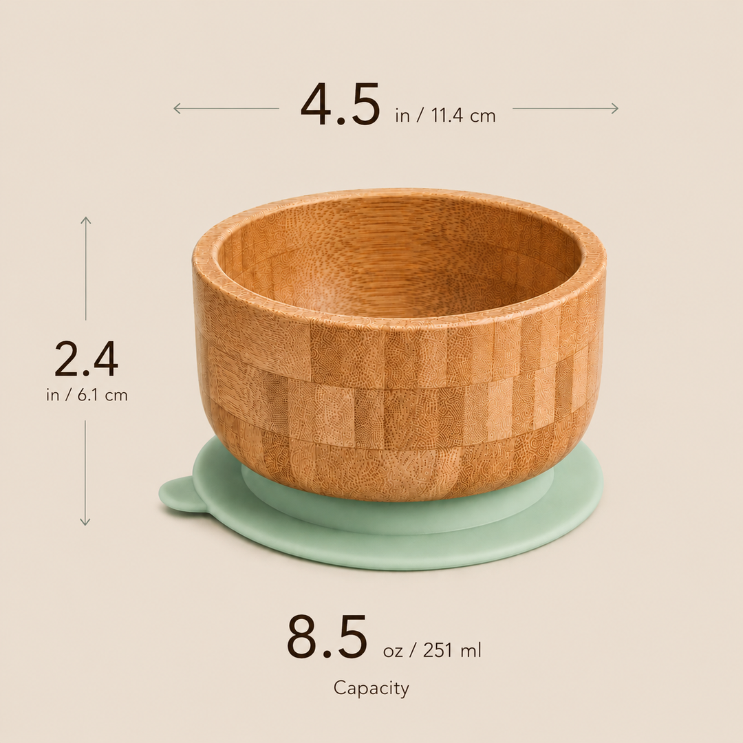 Classic Bamboo Suction Bowl