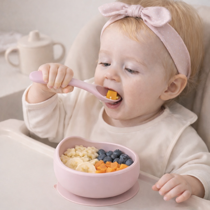 Classic Silicone Suction Bowl + Spoon