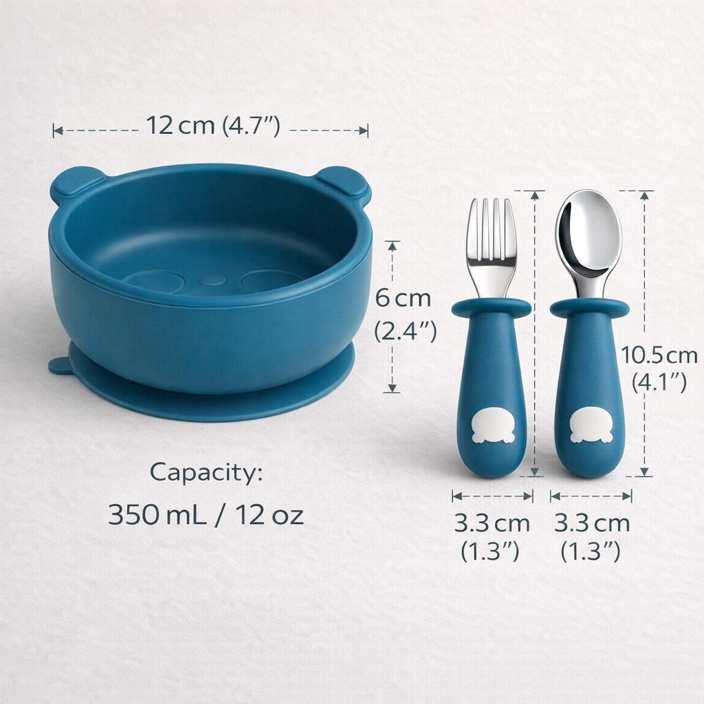 Little Panda Silicone Bowl Set