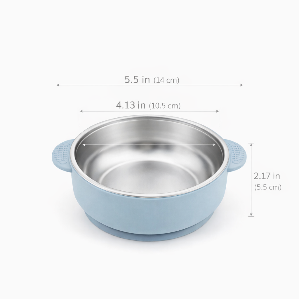 Little Ears Stainless Steel Suction Bowl