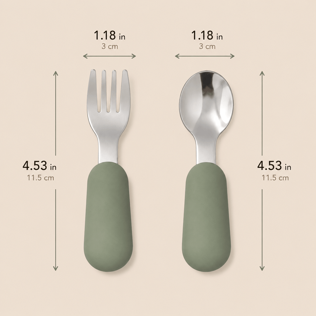 Little Pure Toddler Self-Feeding Utensils