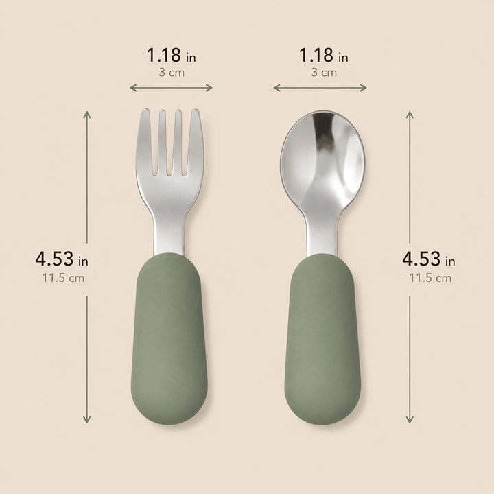 Little Pure Toddler Self-Feeding Utensils
