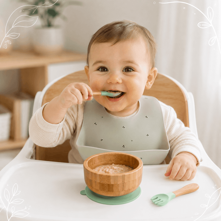 Pure Nest Bamboo Suction Bowl