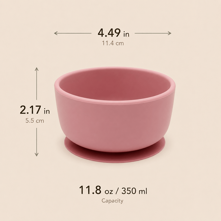 Classic Silicone Suction Bowl