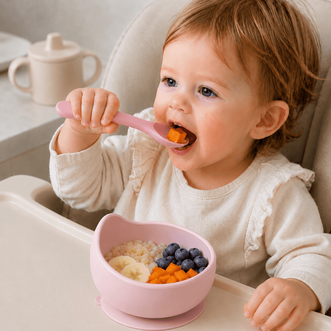 Classic Silicone Suction Bowl + Spoon