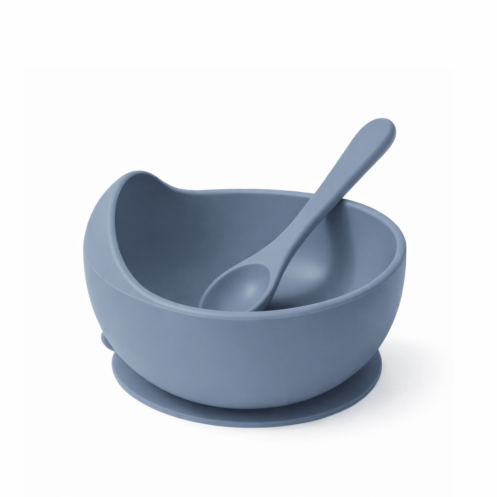 Classic Silicone Suction Bowl + Spoon