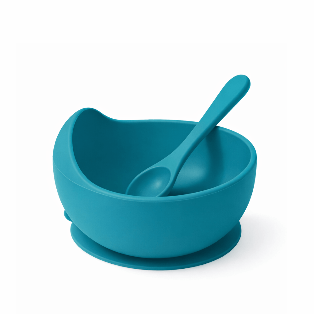 Classic Silicone Suction Bowl + Spoon