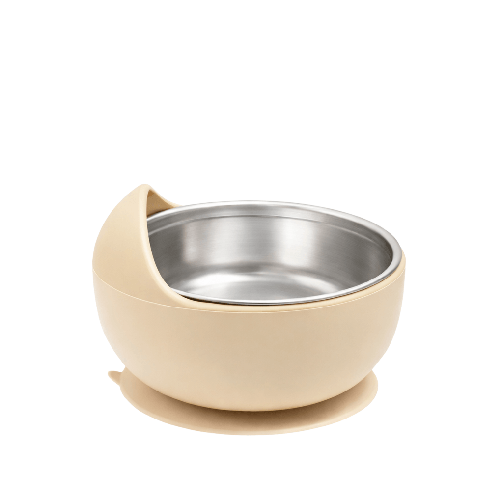 Duo Stainless Steel Suction Bowl