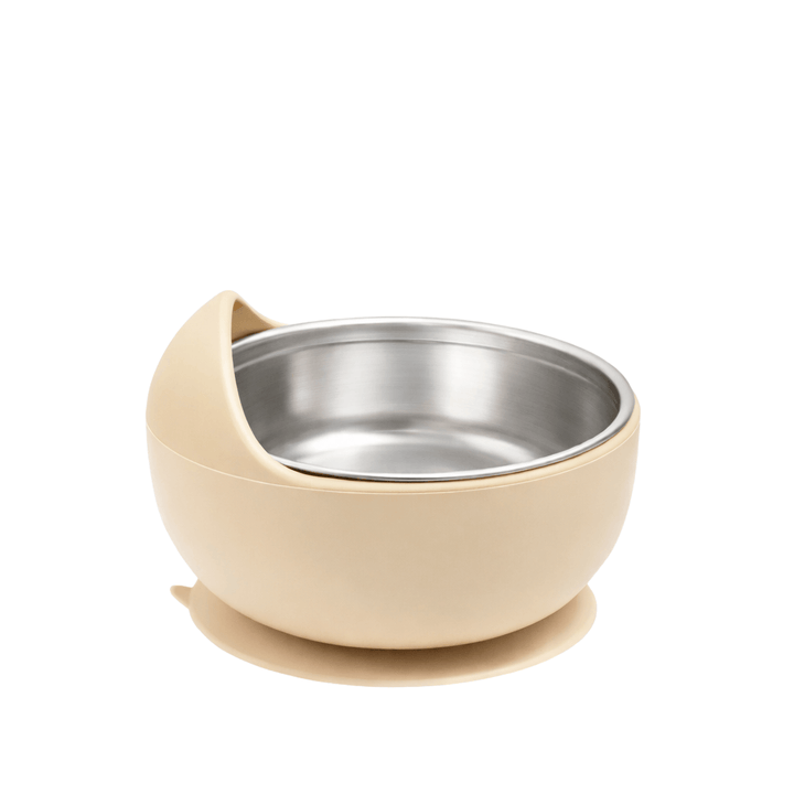 Duo Stainless Steel Suction Bowl