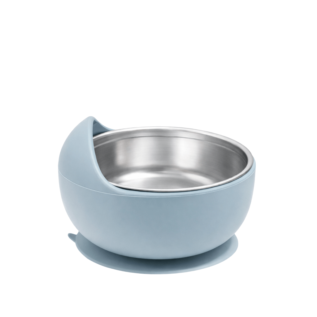 Duo Stainless Steel Suction Bowl