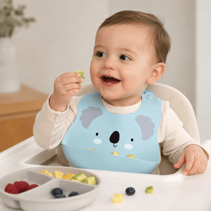 Tiny Zoo 2-Piece Silicone Bib Set