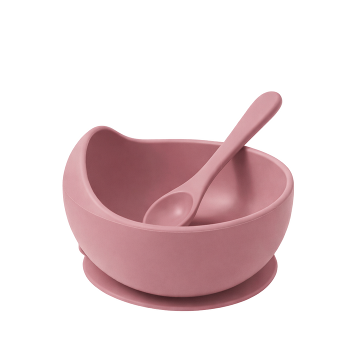 Classic Silicone Suction Bowl + Spoon