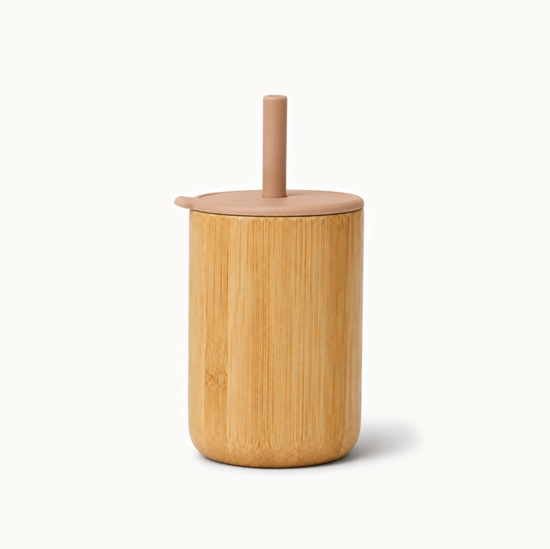 Copo de Treinamento Eco Bambu + Canudo